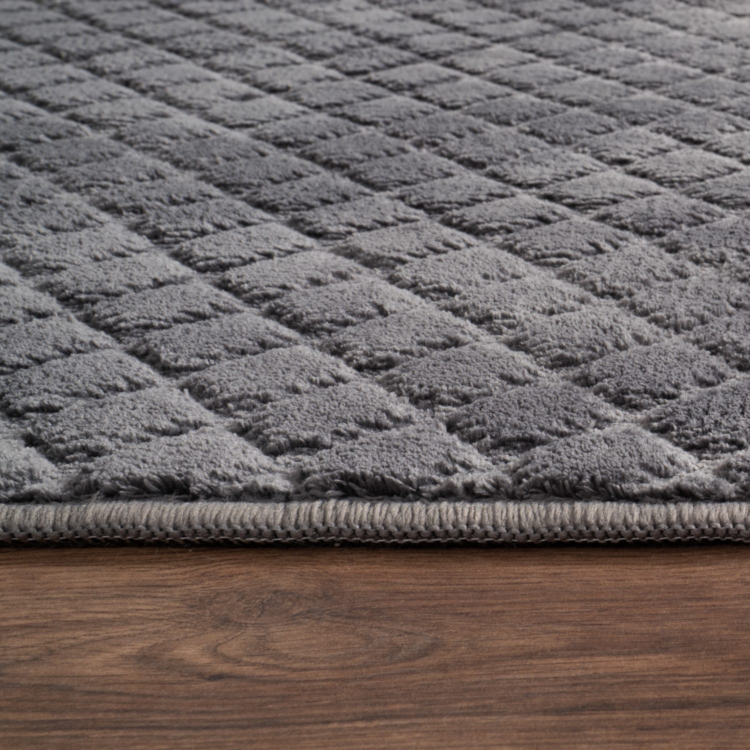 Teppich waschbar Rotterdam Anthrazit