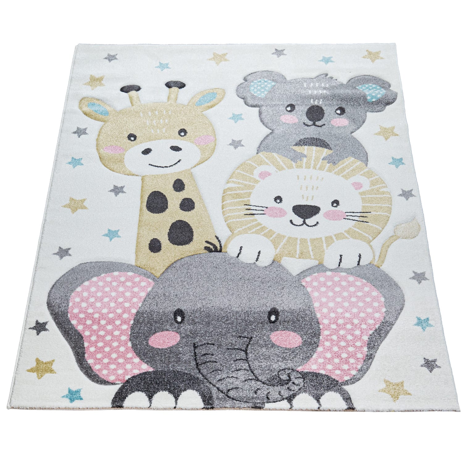 Kinder-Teppich Ela Creme