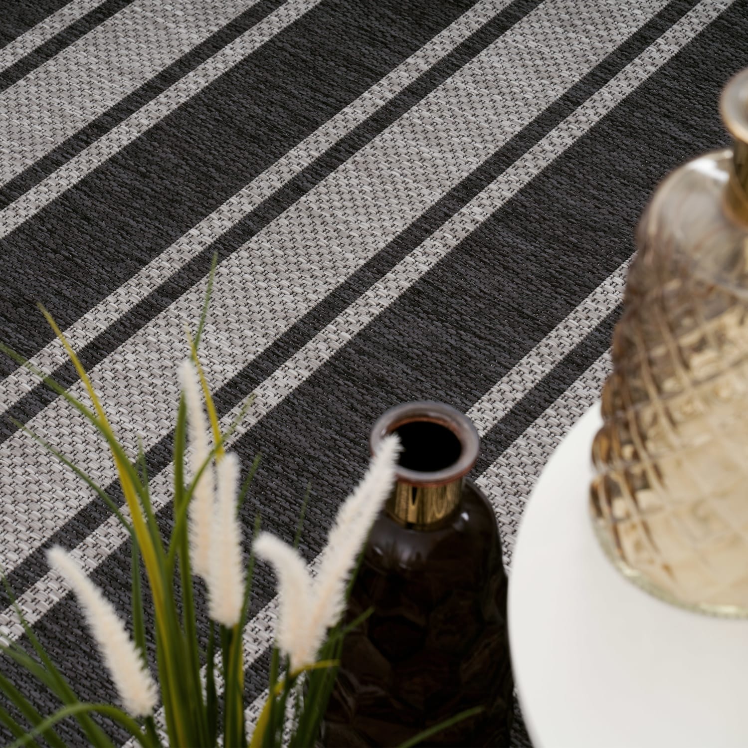 In- & Outdoor-Teppich Roma Grau