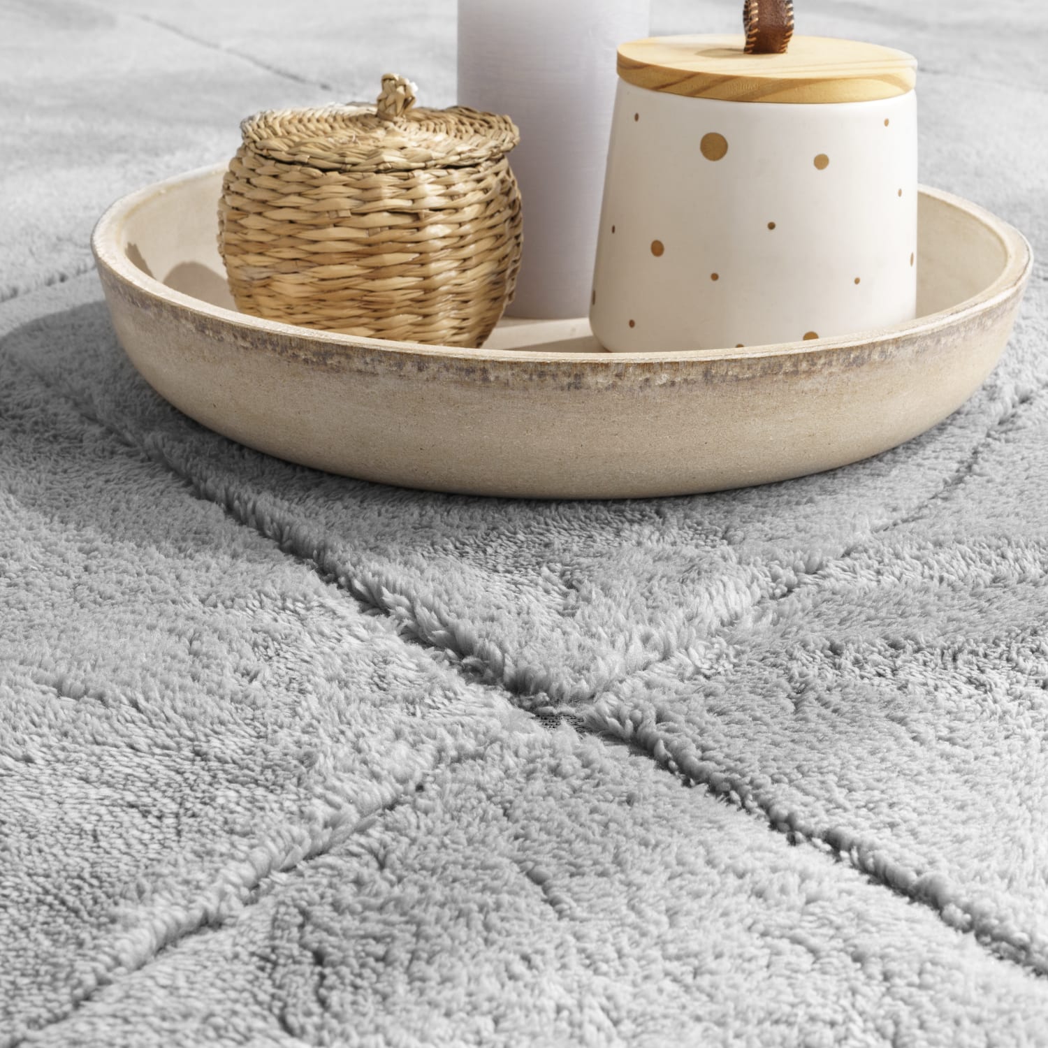 Teppich waschbar Utrecht Grau