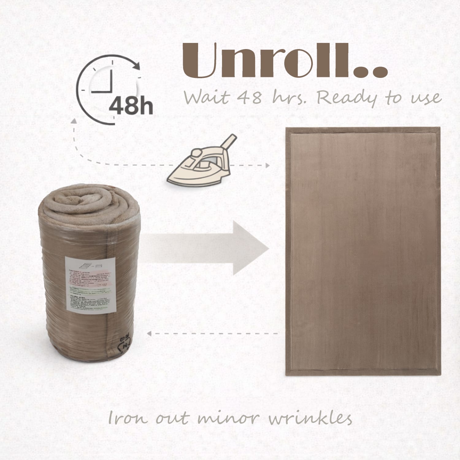 Kinderteppich waschbar Tatami Beige