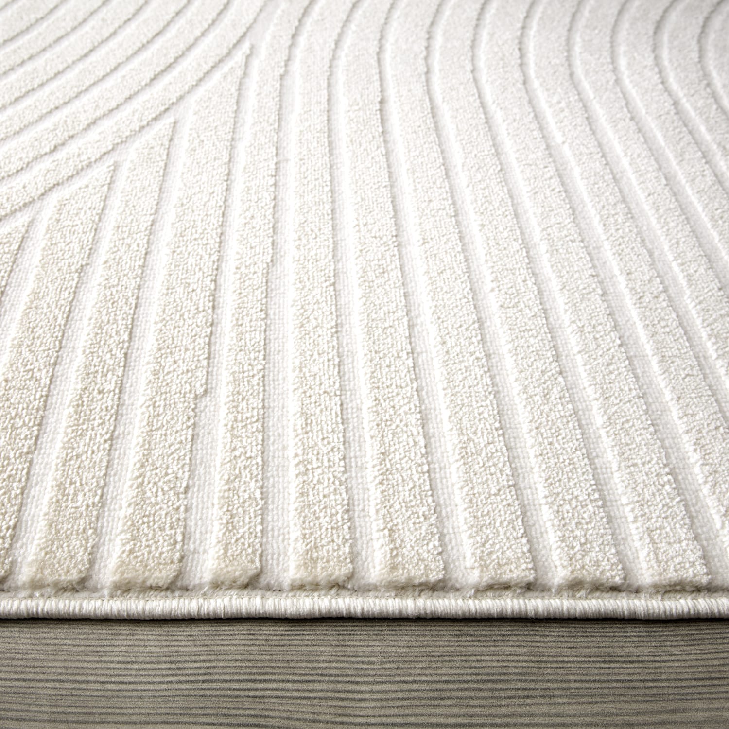 Moderner-Teppich Luzern Creme