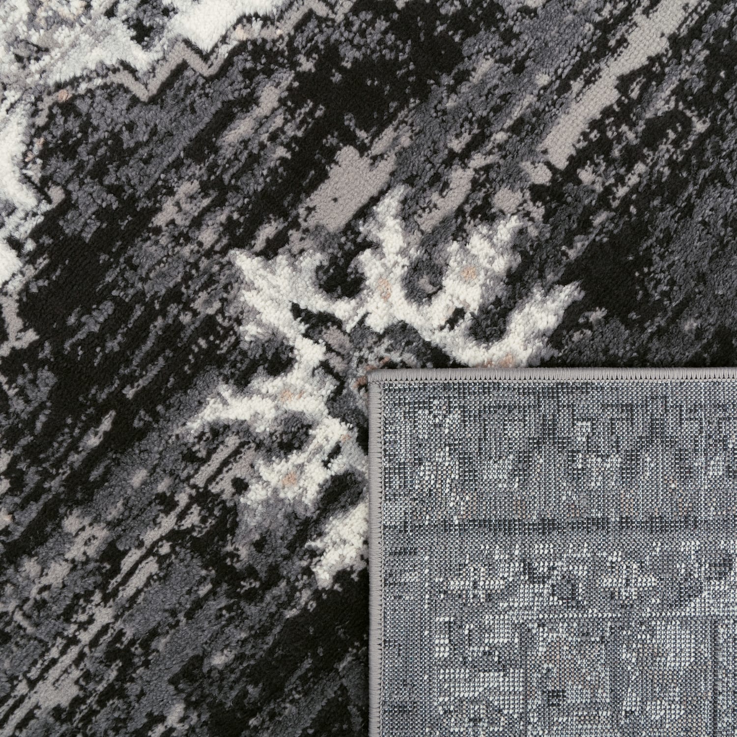 Vintage Teppich Pescara Schwarz