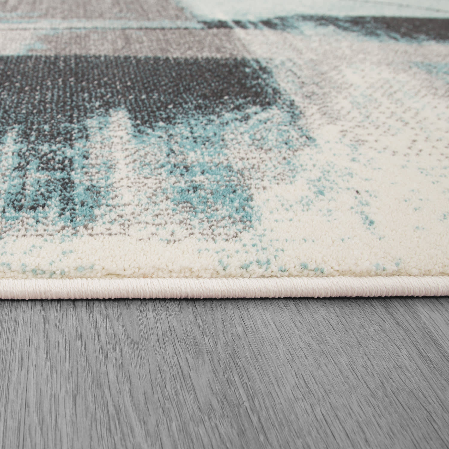 Moderner-Teppich Mero Türkis