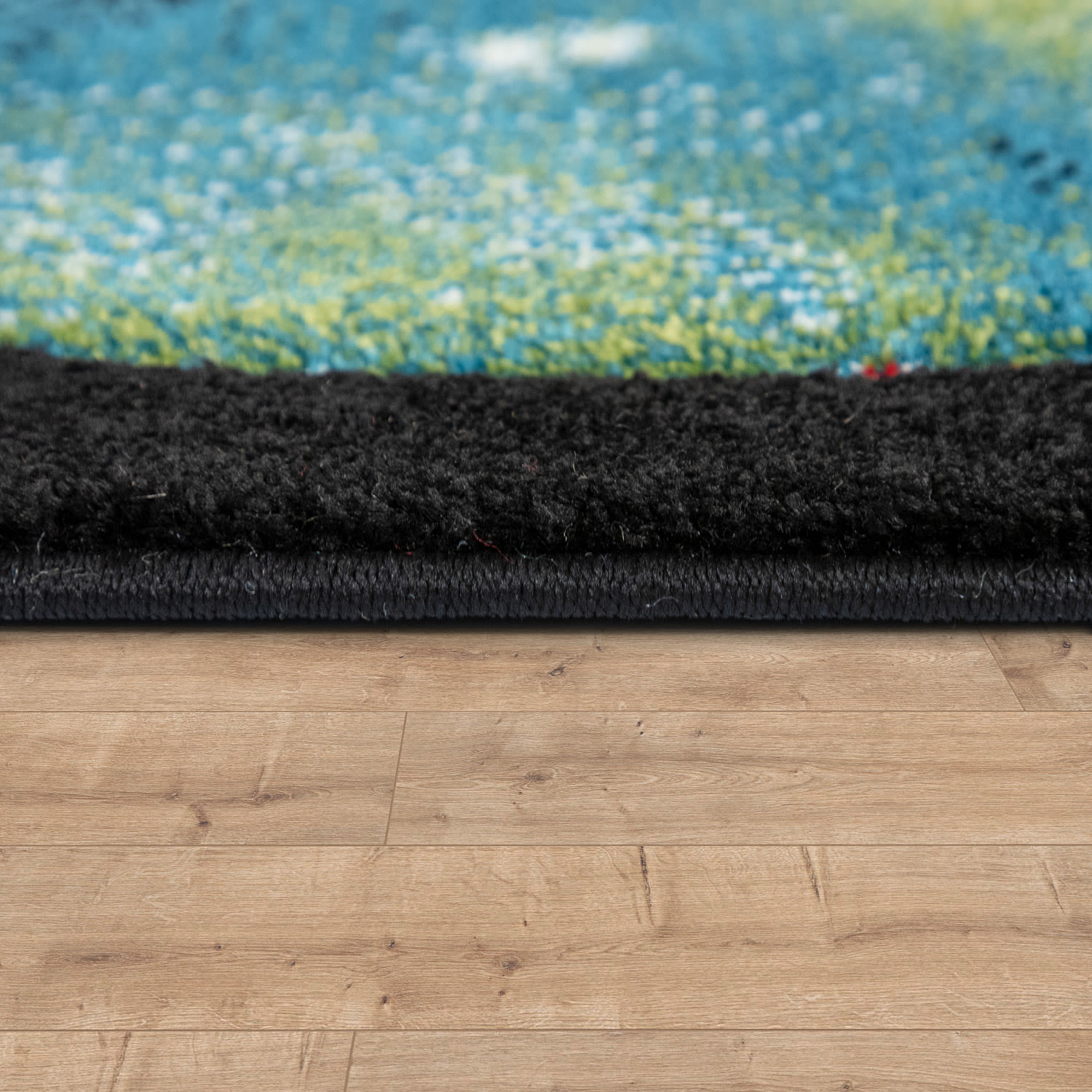 Moderner-Teppich Diamond Schwarz