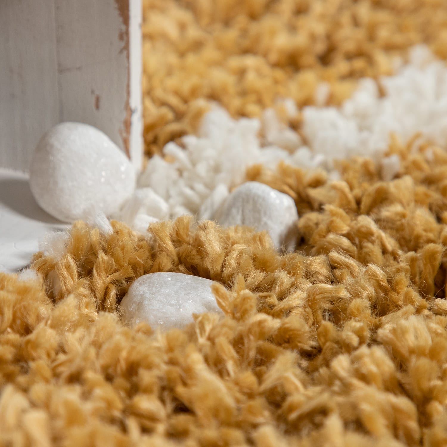 Shaggyteppich Kalmar Gelb