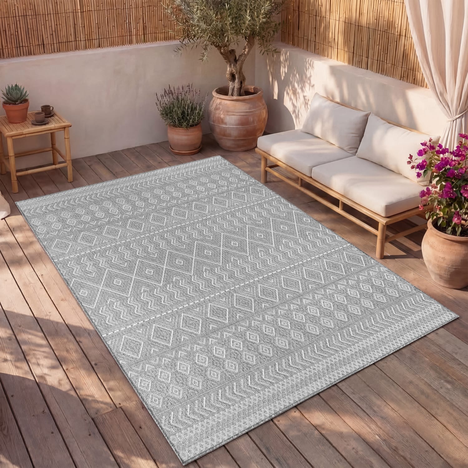 In- & Outdoor-Teppich Vermont Grau