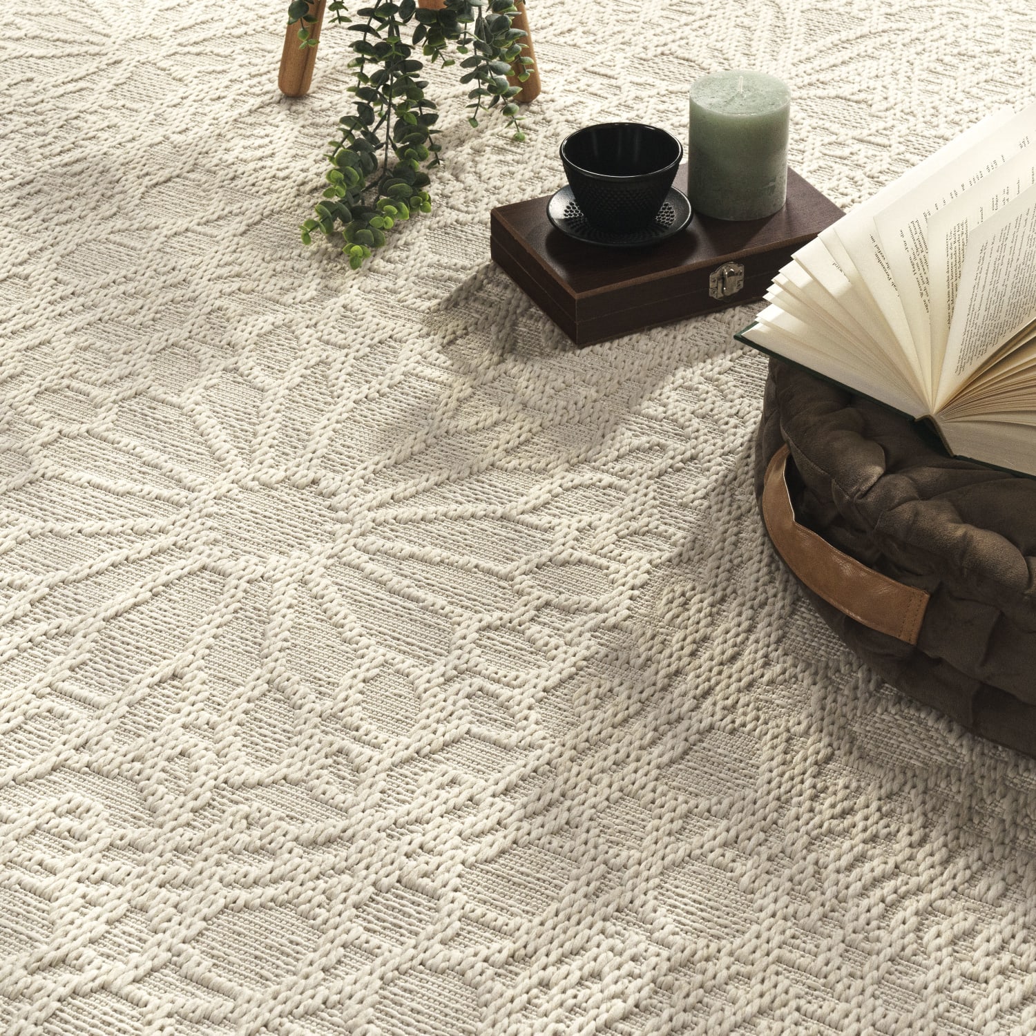 In- & Outdoor-Teppich Rimini Creme