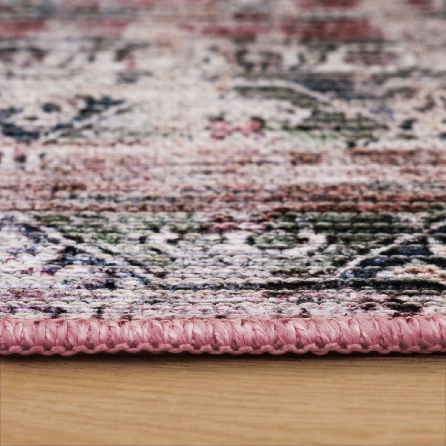 Teppich waschbar Lyon Rot