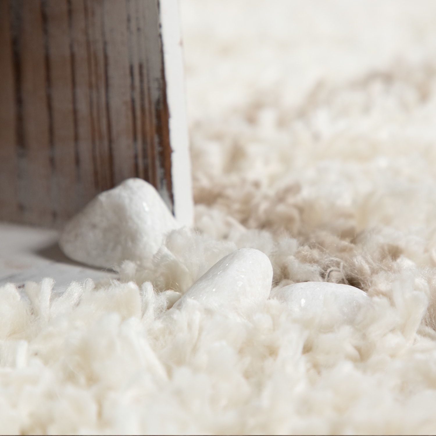 Shaggyteppich Kalmar Beige-Creme