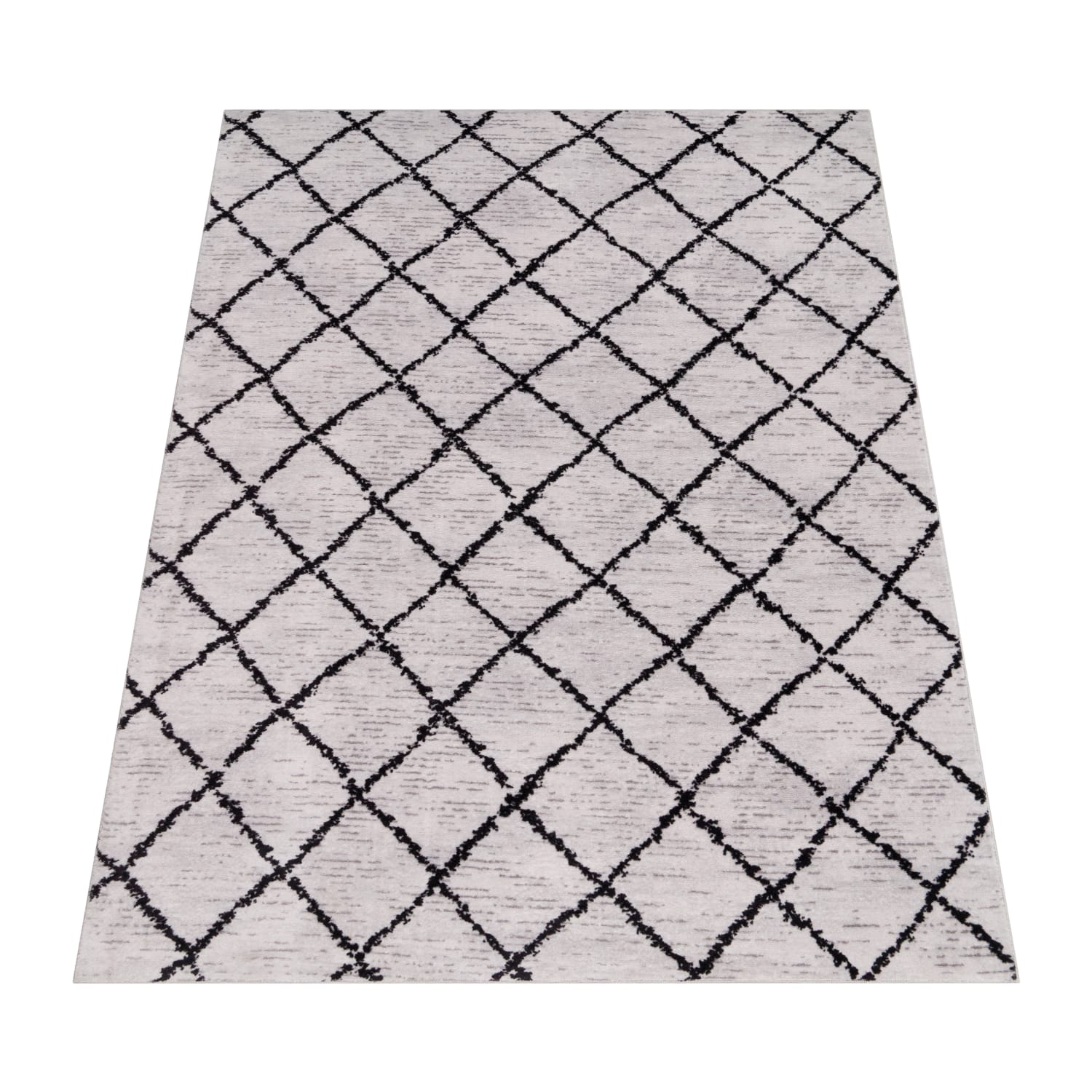 Moderner-Teppich Malaga Grau