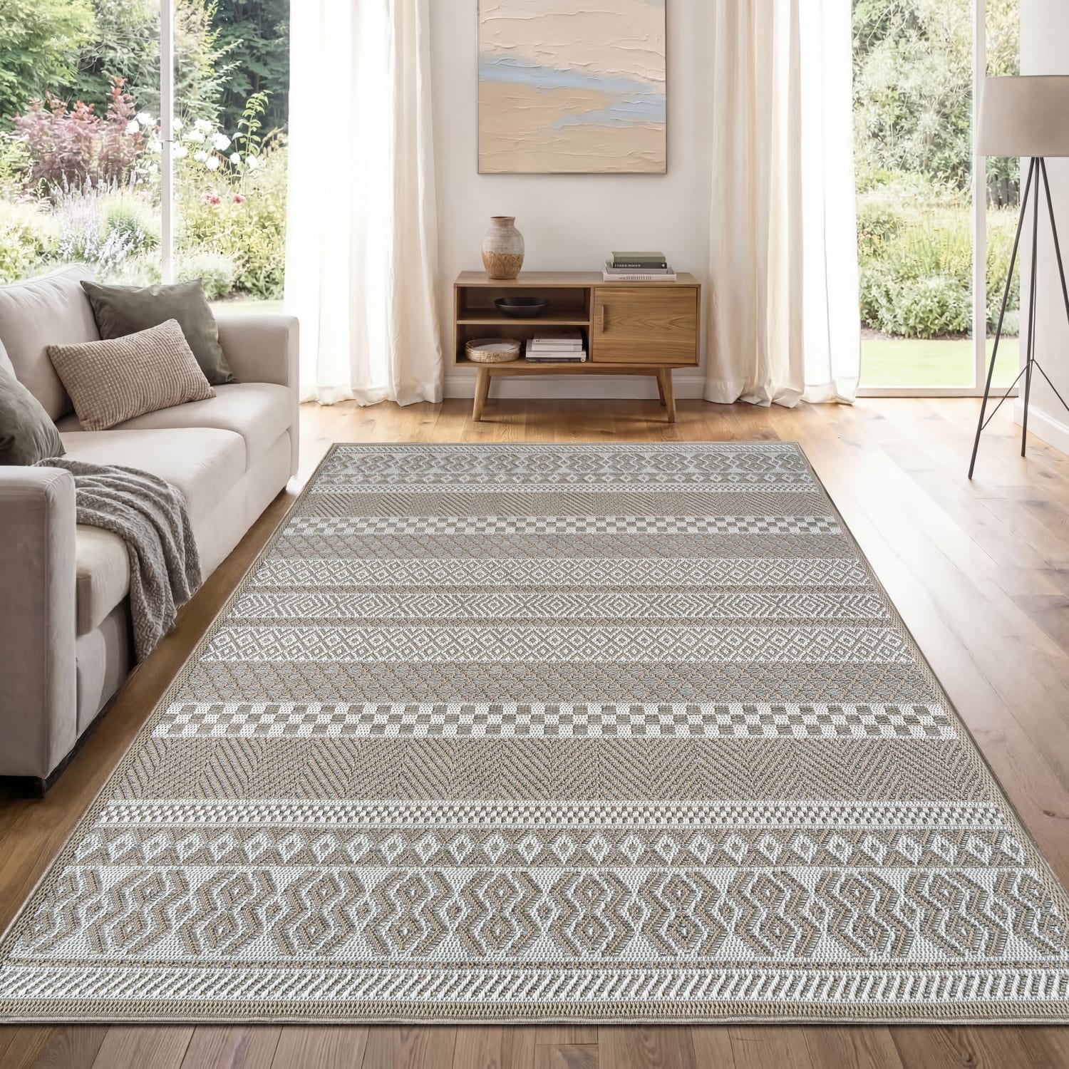 In- & Outdoor-Teppich Vermont Beige