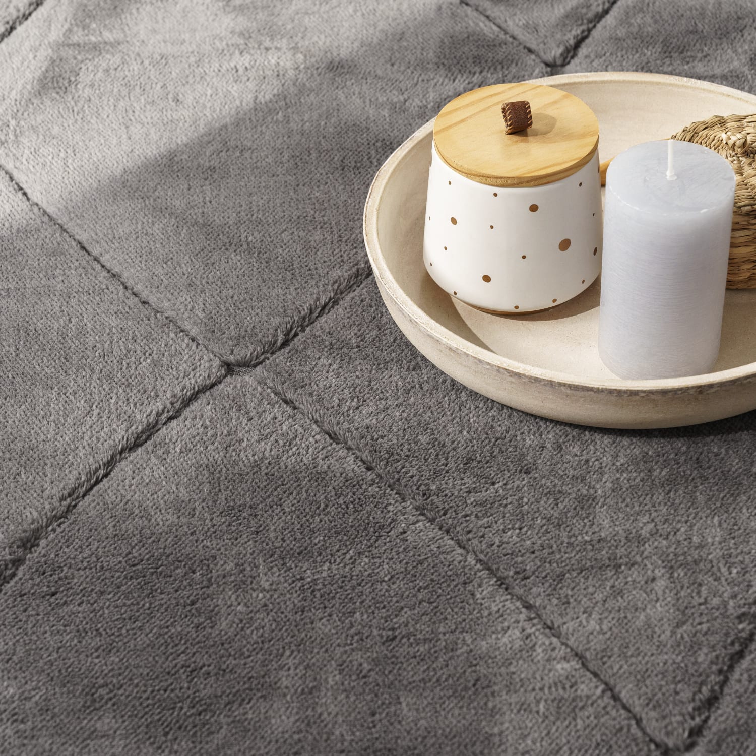 Teppich waschbar Utrecht Anthrazit