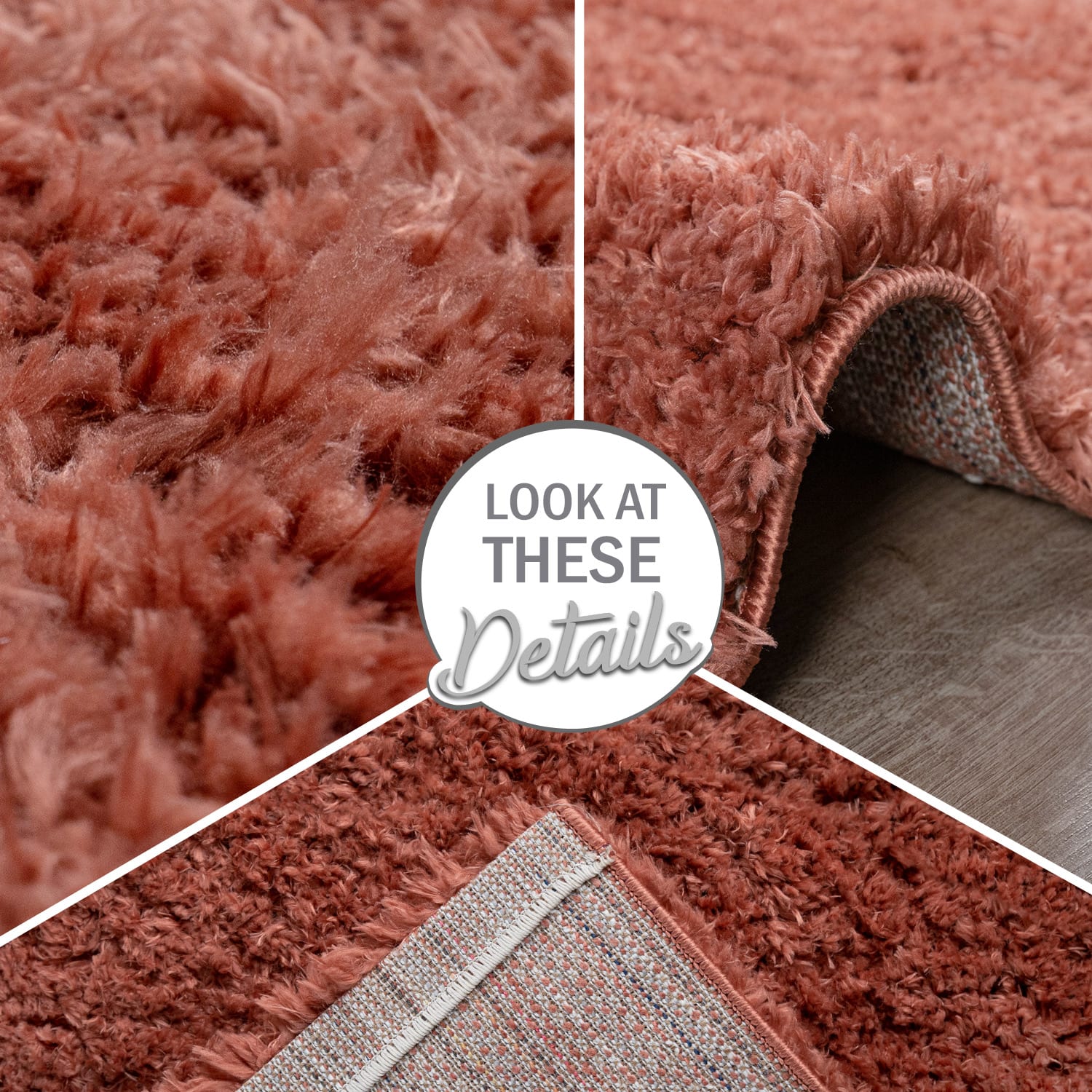 Hochflorteppich Floppy Rost