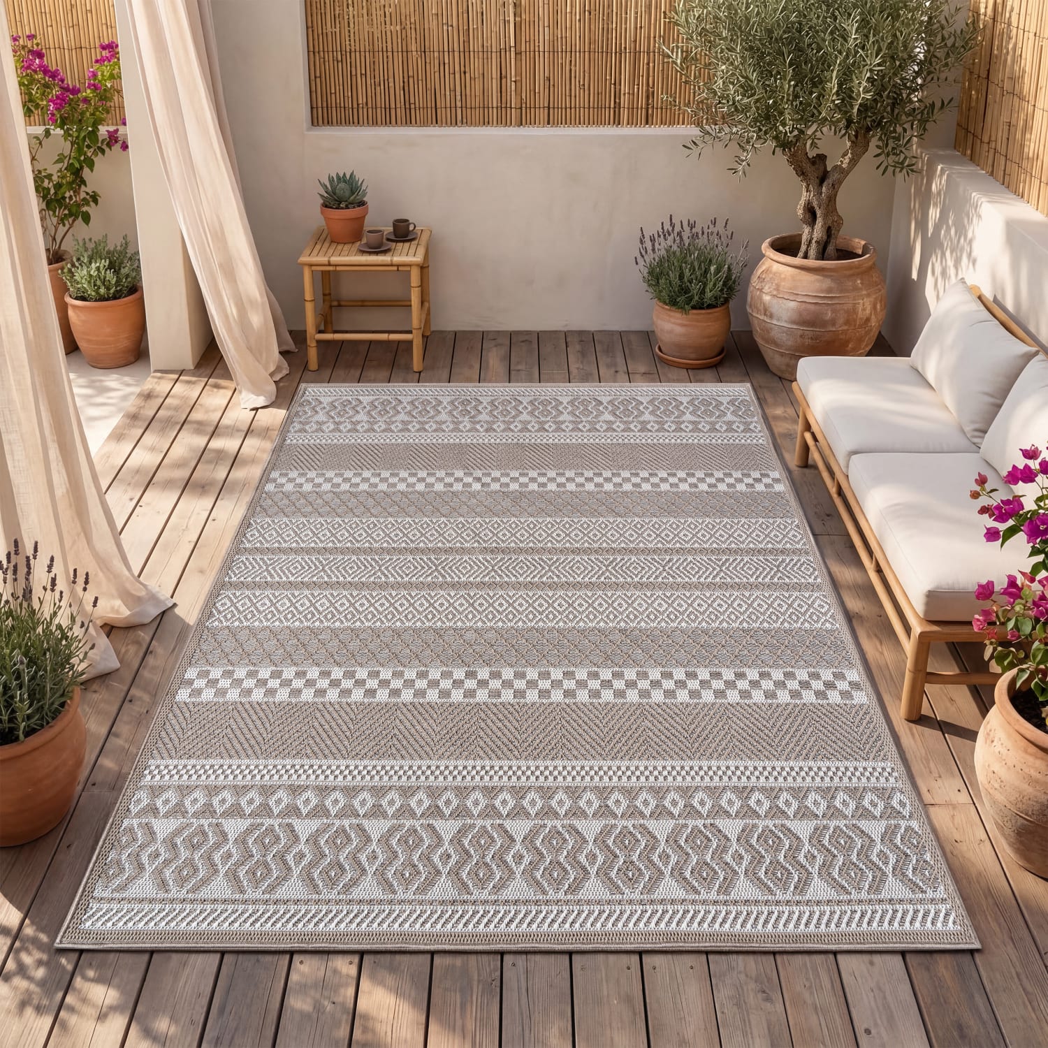 In- & Outdoor-Teppich Vermont Beige