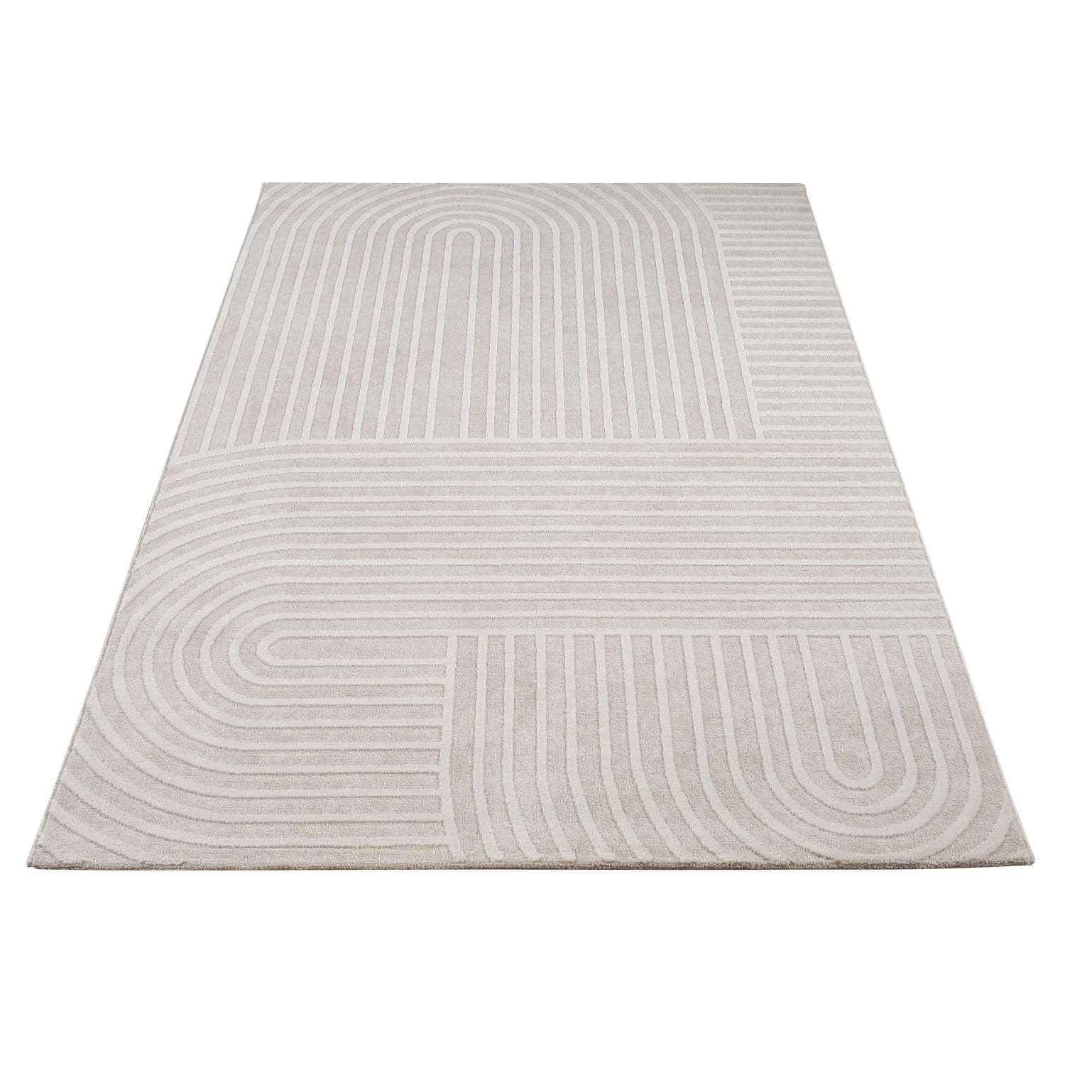 Moderner-Teppich Santorini Creme