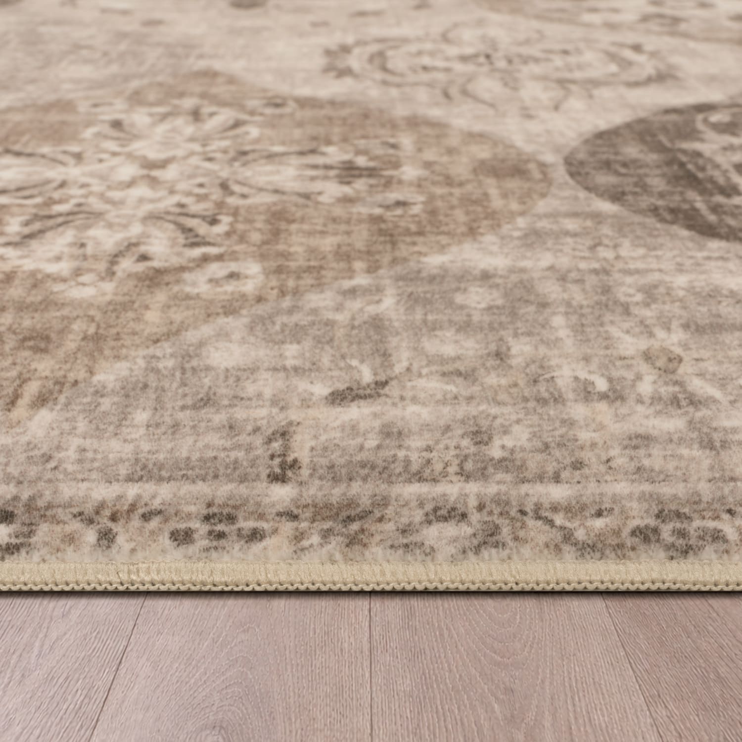 Teppich waschbar Semer Taupe