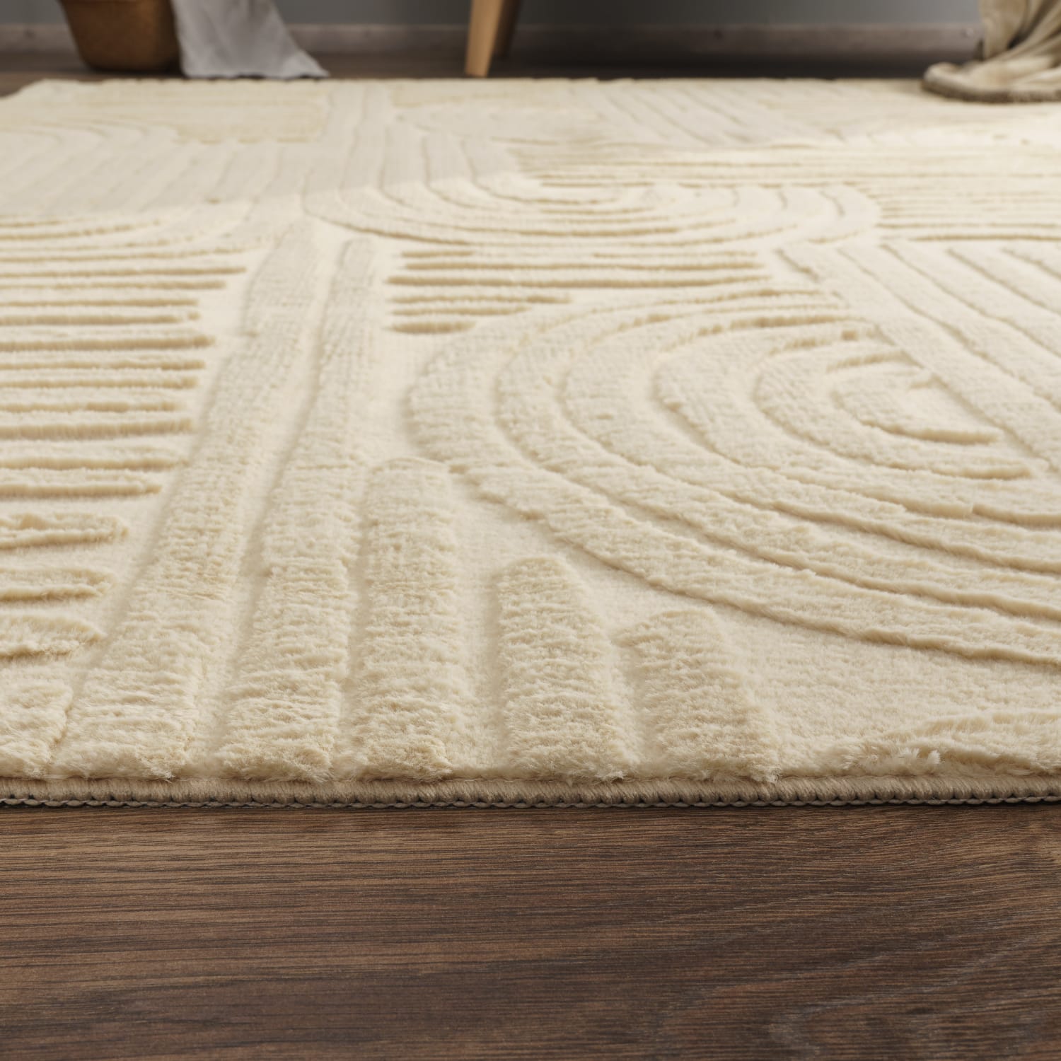 Fell-Teppich Lelystad Beige
