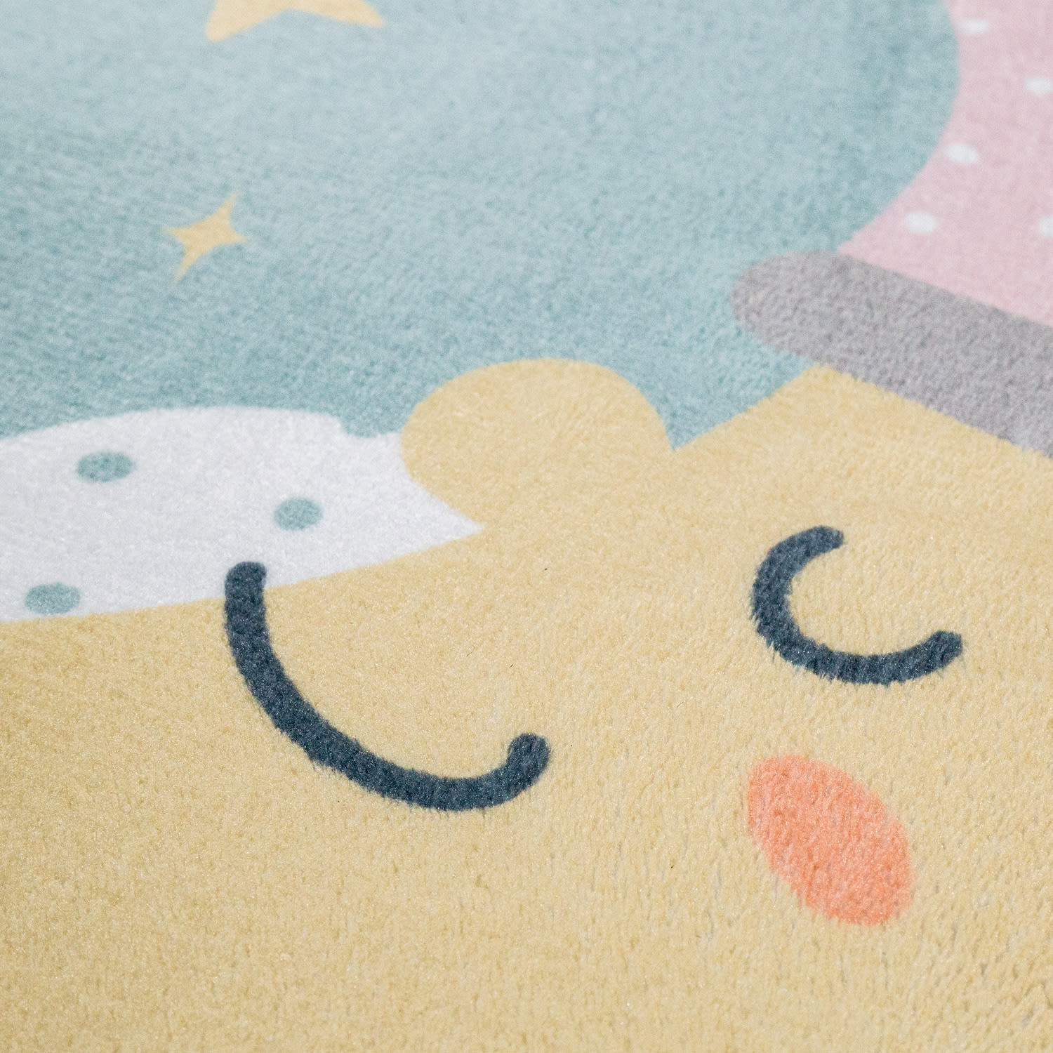 Kinderteppich waschbar Chicos Türkis