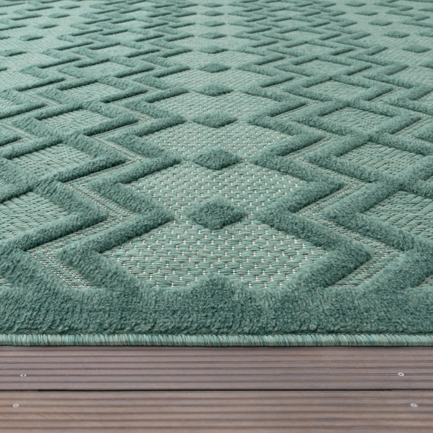 In- & Outdoor-Teppich Livorno Türkis