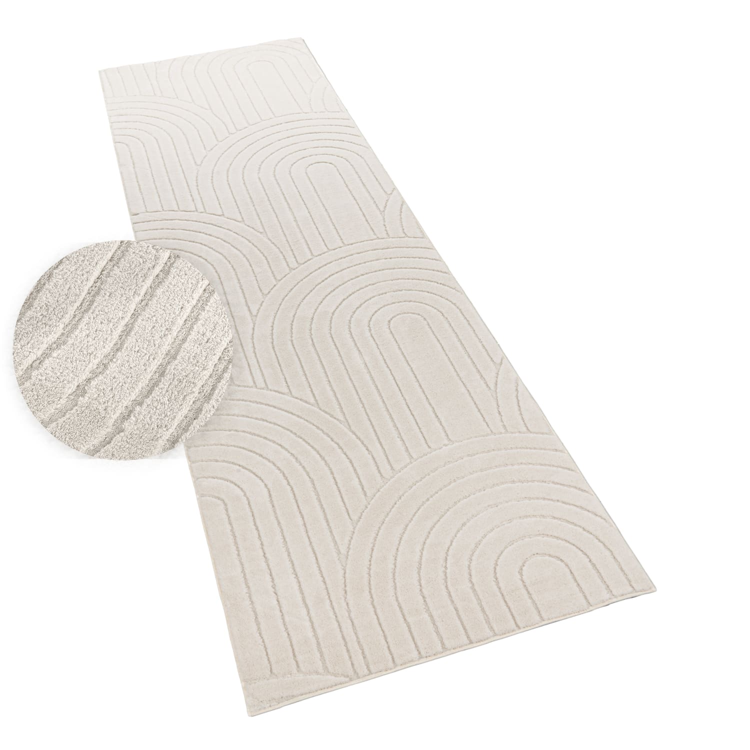 Moderner-Teppich Tokio Creme