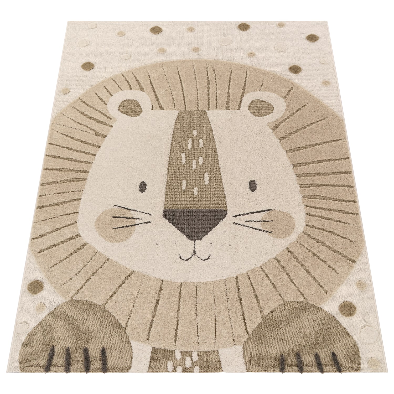 Kinder-Teppich Kika Beige