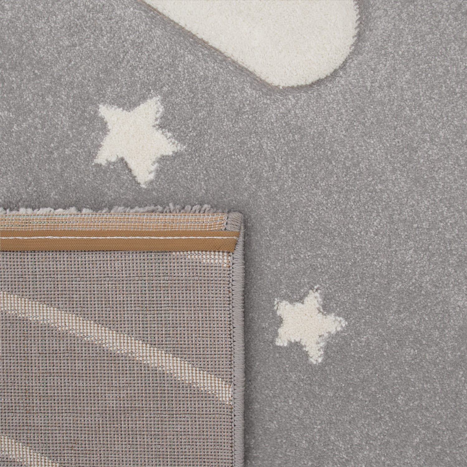 Kinder-Teppich Cosmo Grau-Blau