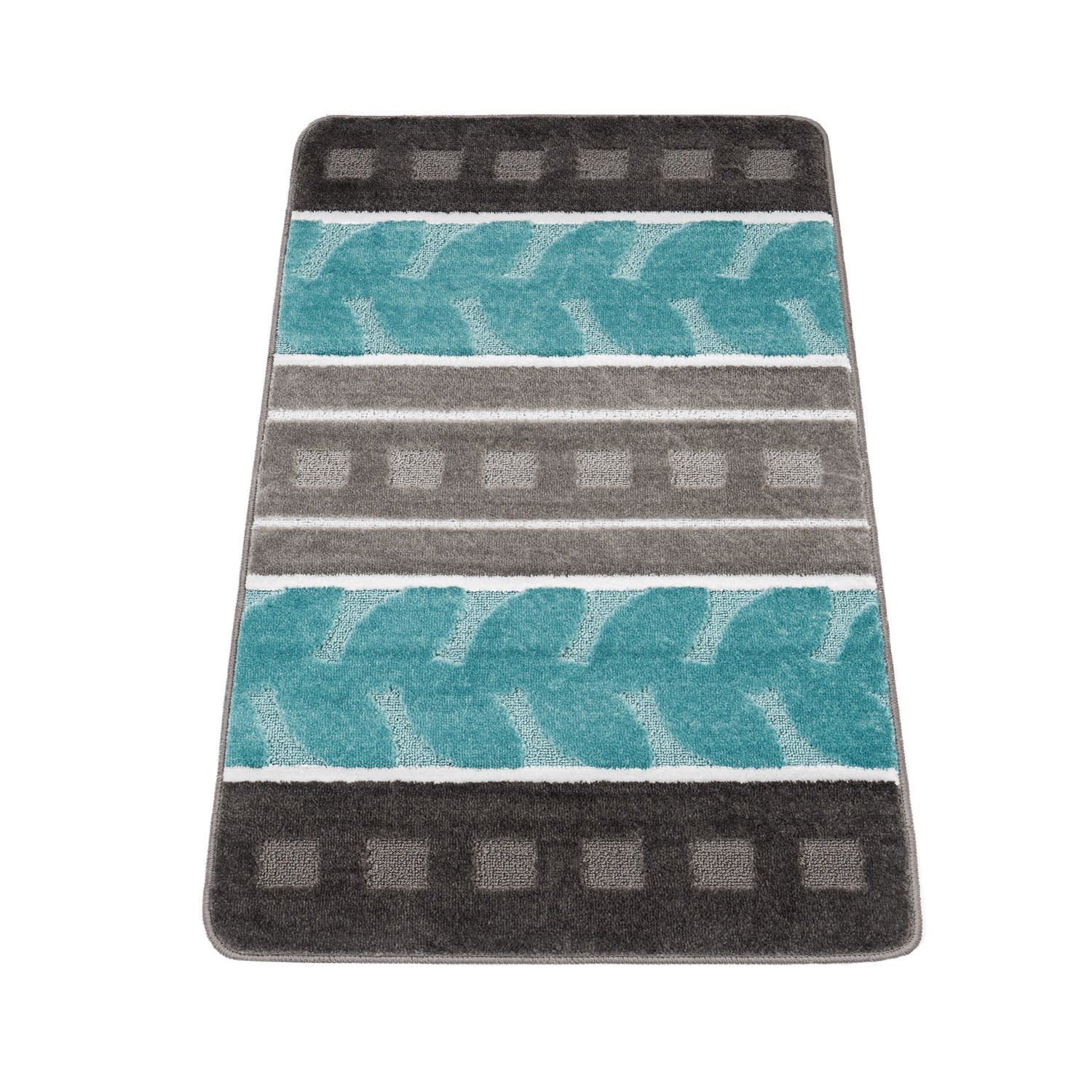 Teppich Salamanca Grau-Blau