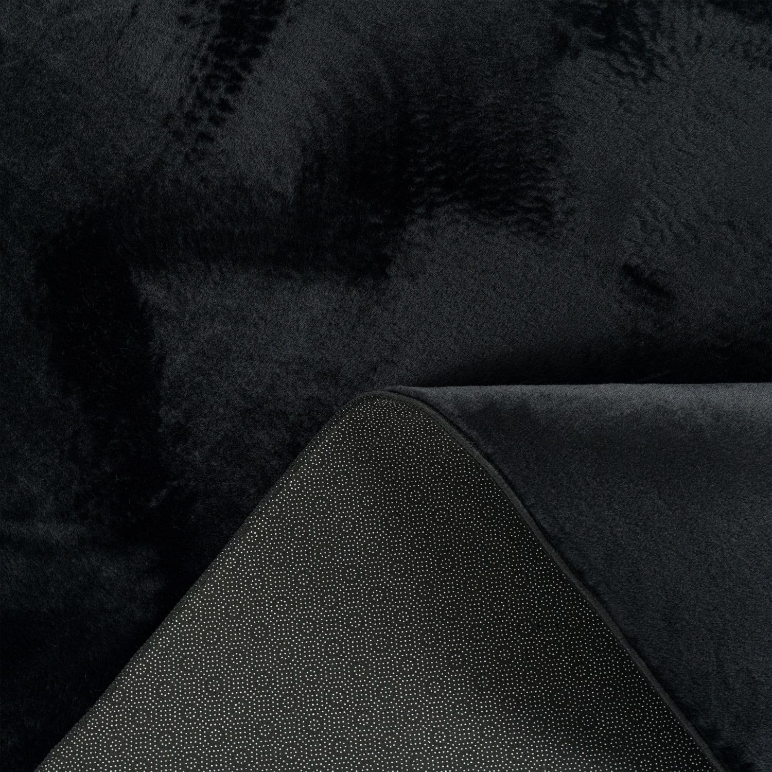 Flauschteppich Soft Schwarz