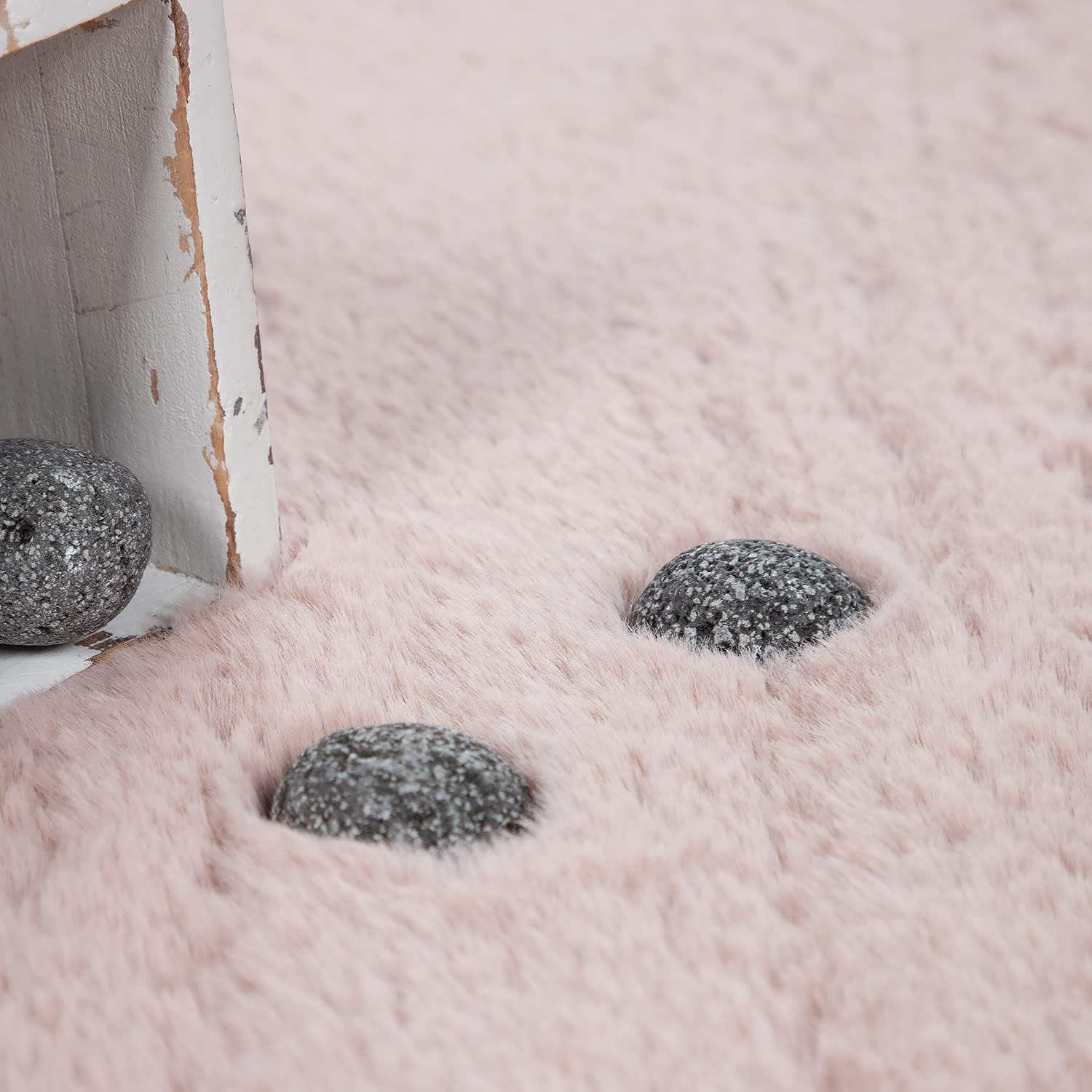 Fell-Teppich Rabbit Pink