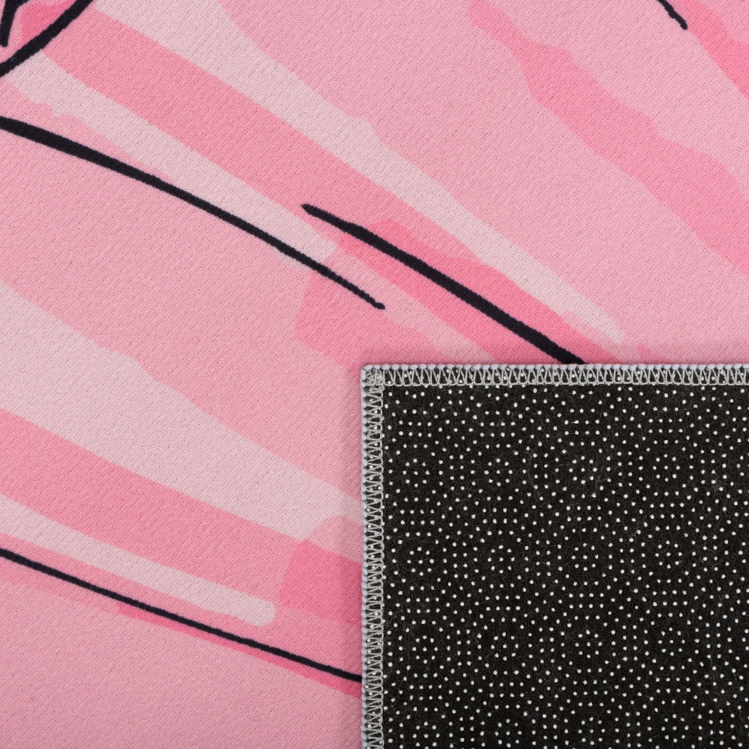 Kinderteppich waschbar Aleyna Pink