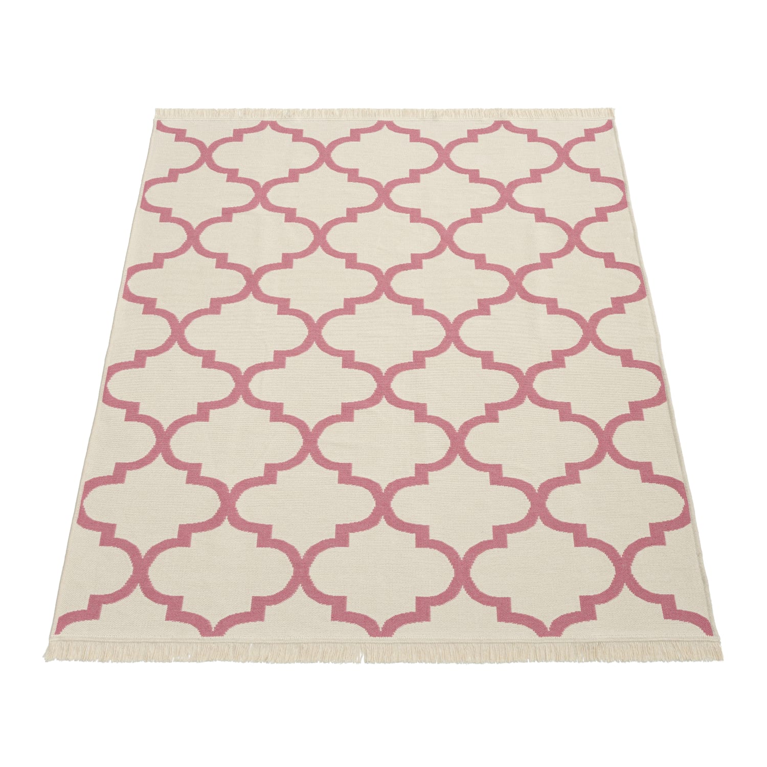 Wendbarer Teppich Skandi Kilim Pink