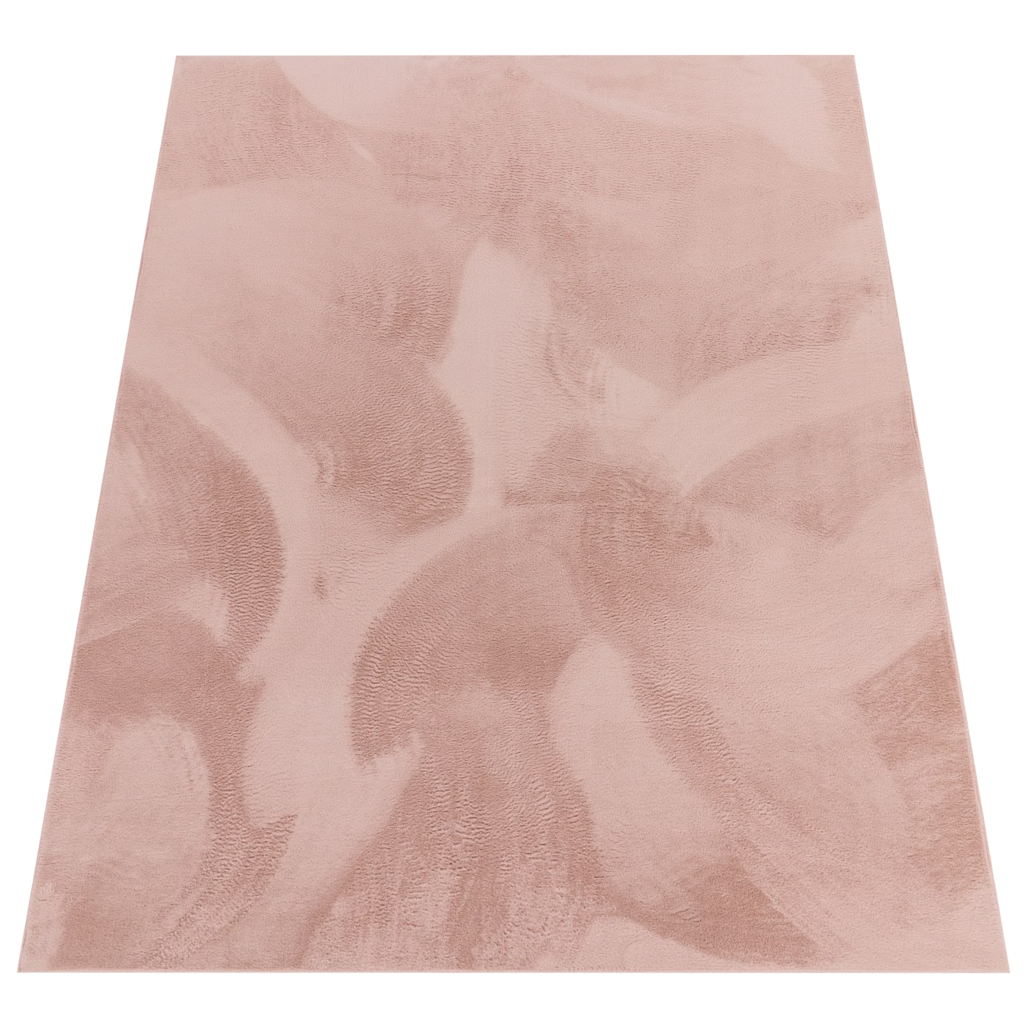 Flauschteppich Soft Pink