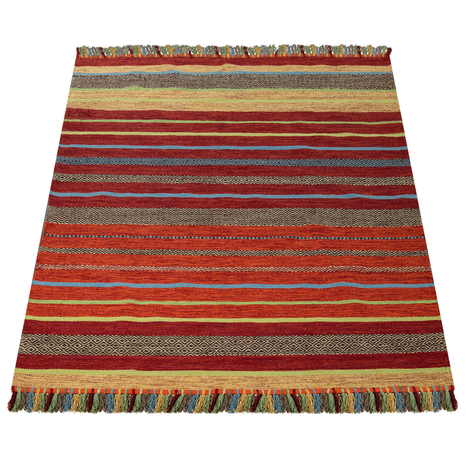 Teppich Kilim Terracotta