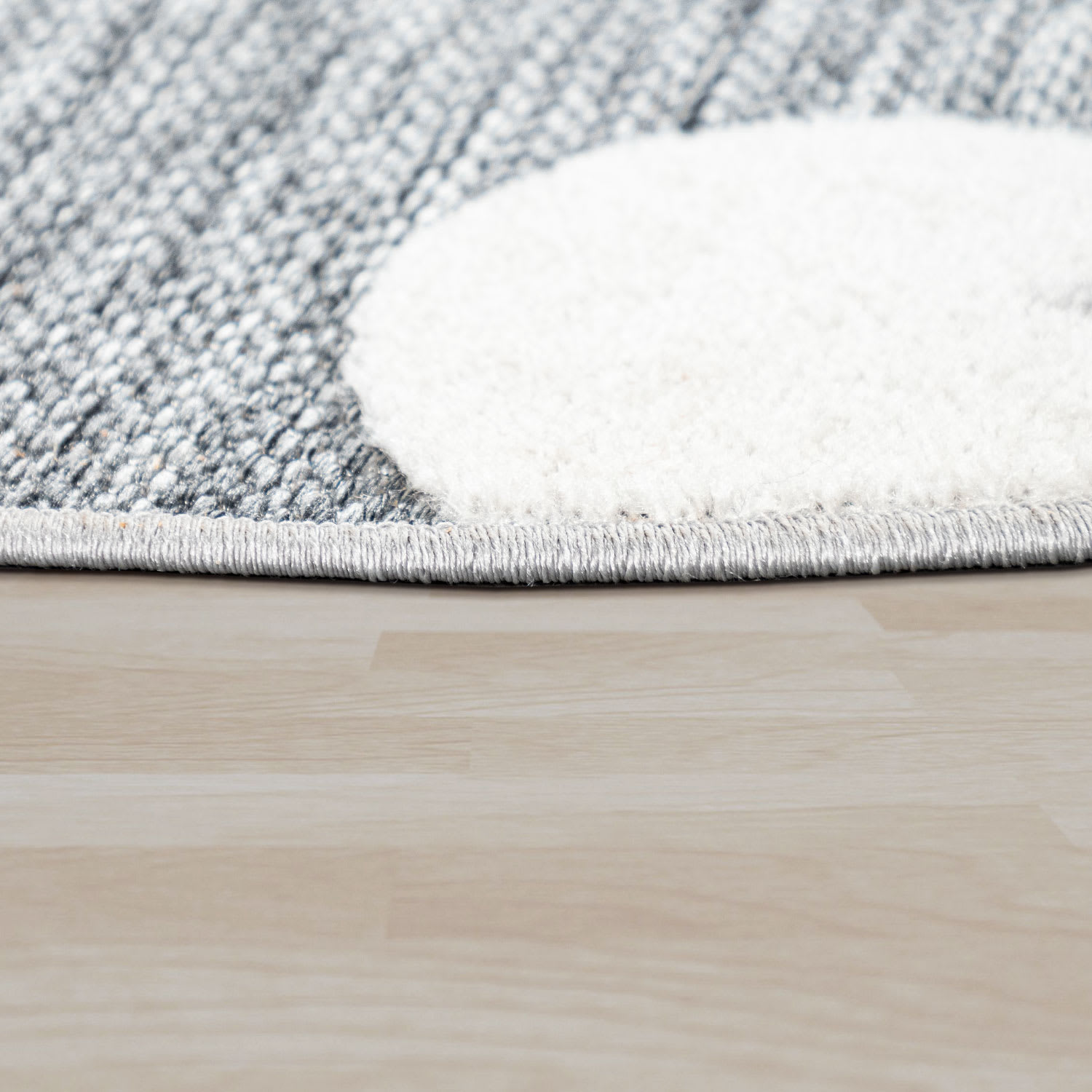 Kinderteppich In- & Outdoor Tweet Grau