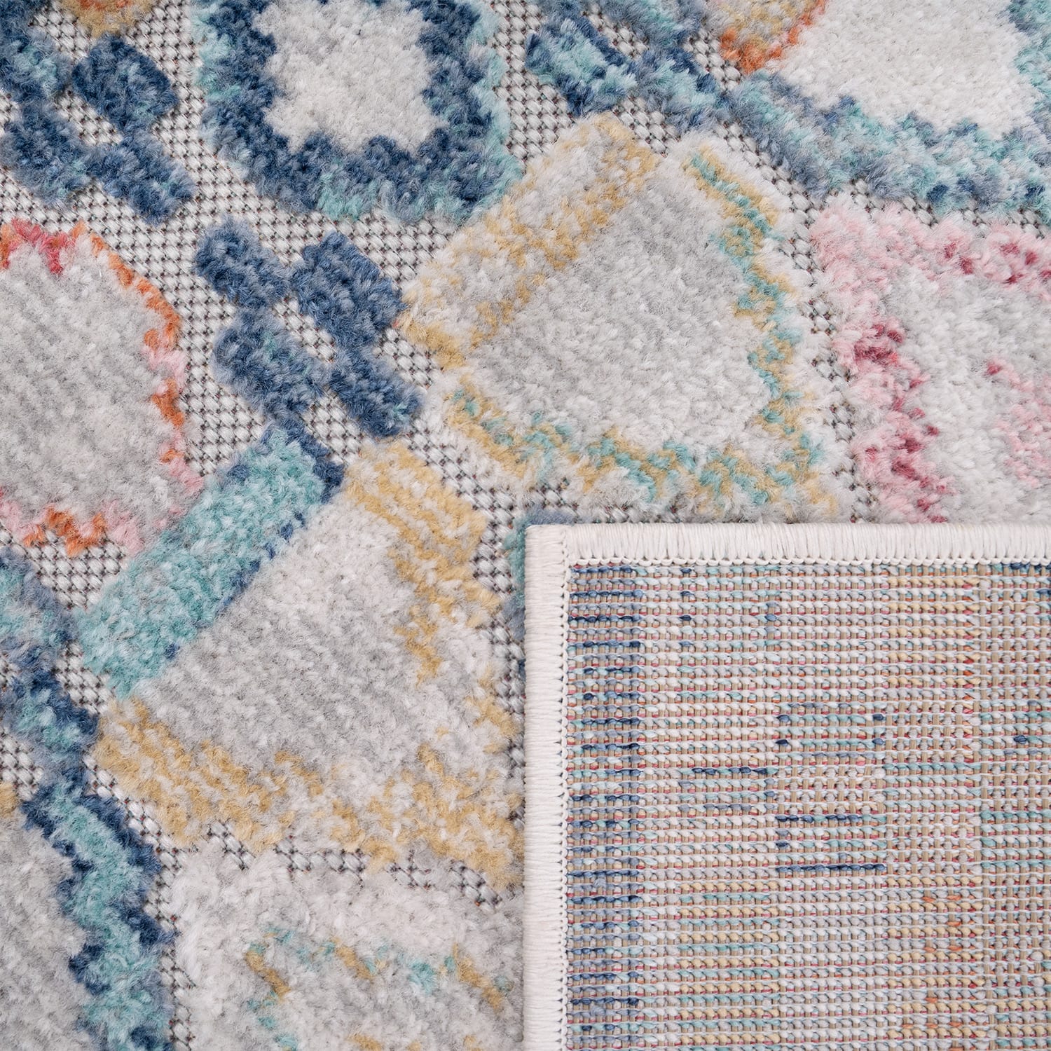 In- & Outdoor-Teppich Fusion Mehrfarbig