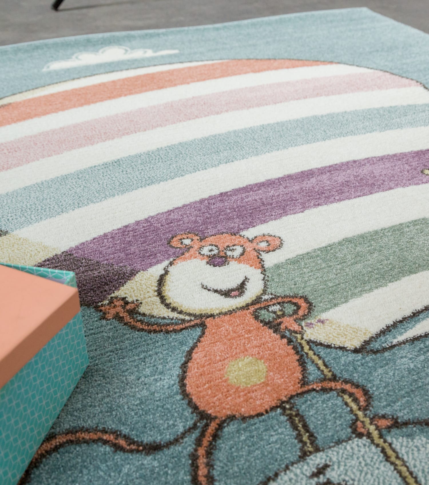 Kinder-Teppich Capri Mehrfarbig