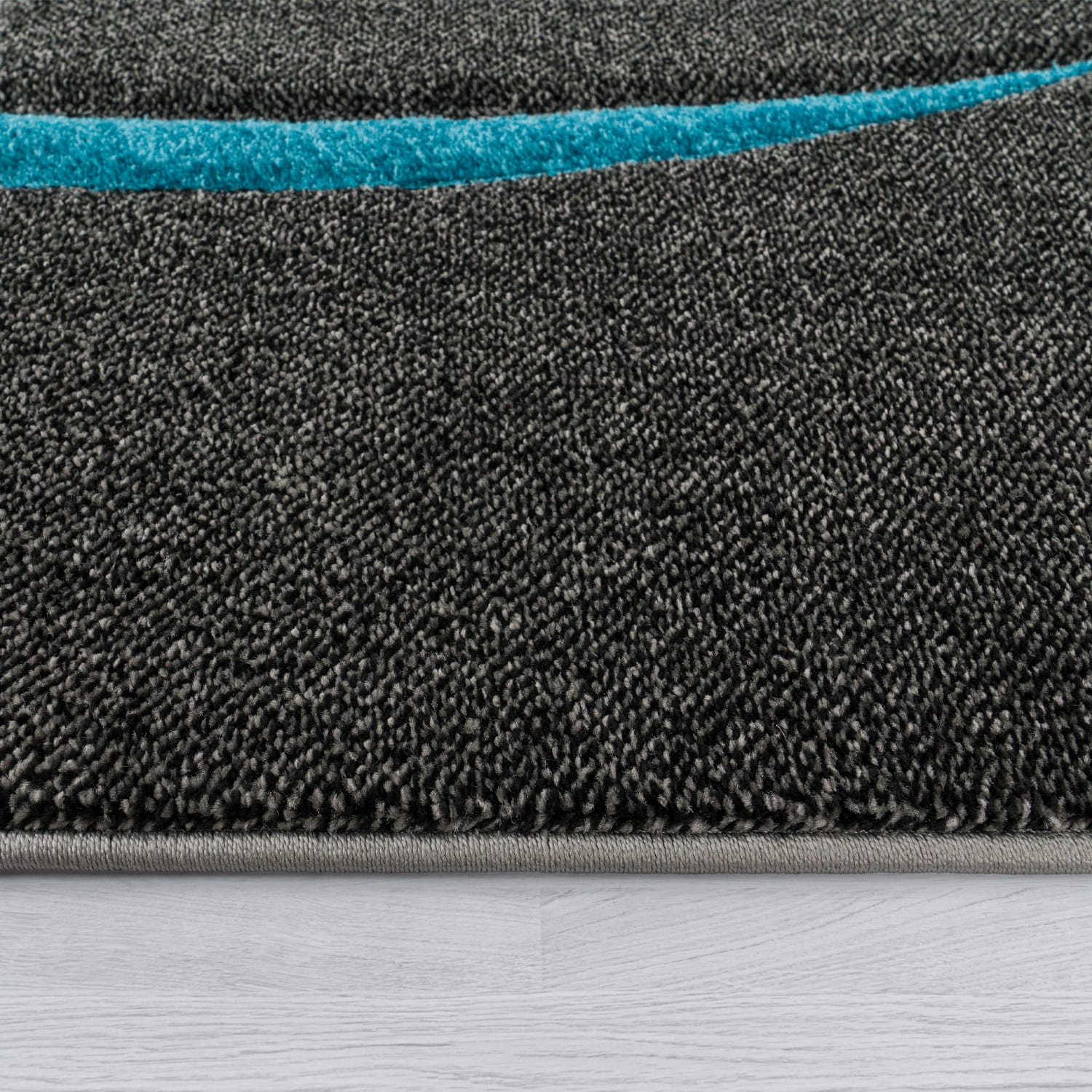 Moderner-Teppich Diamond Türkis