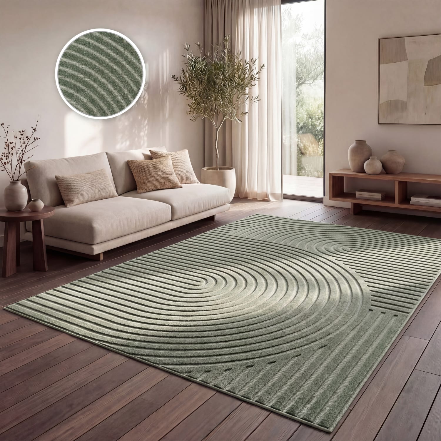 In- & Outdoor-Teppich Cotton Grün