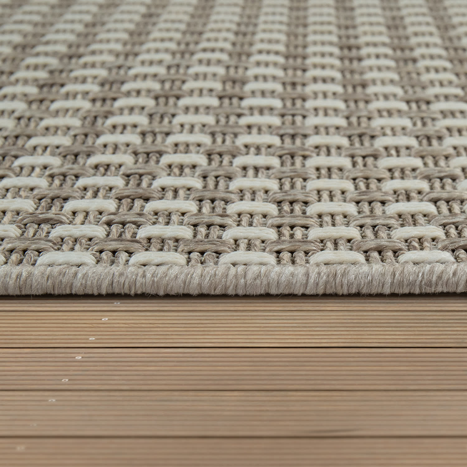 In- & Outdoor-Teppich Waregem Creme