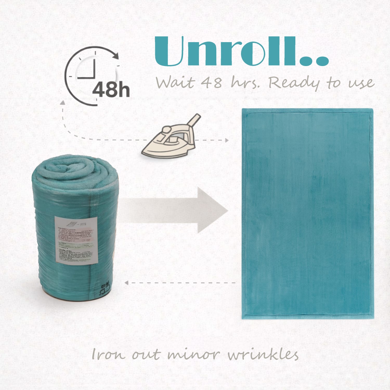 Kinderteppich waschbar Tatami Blau