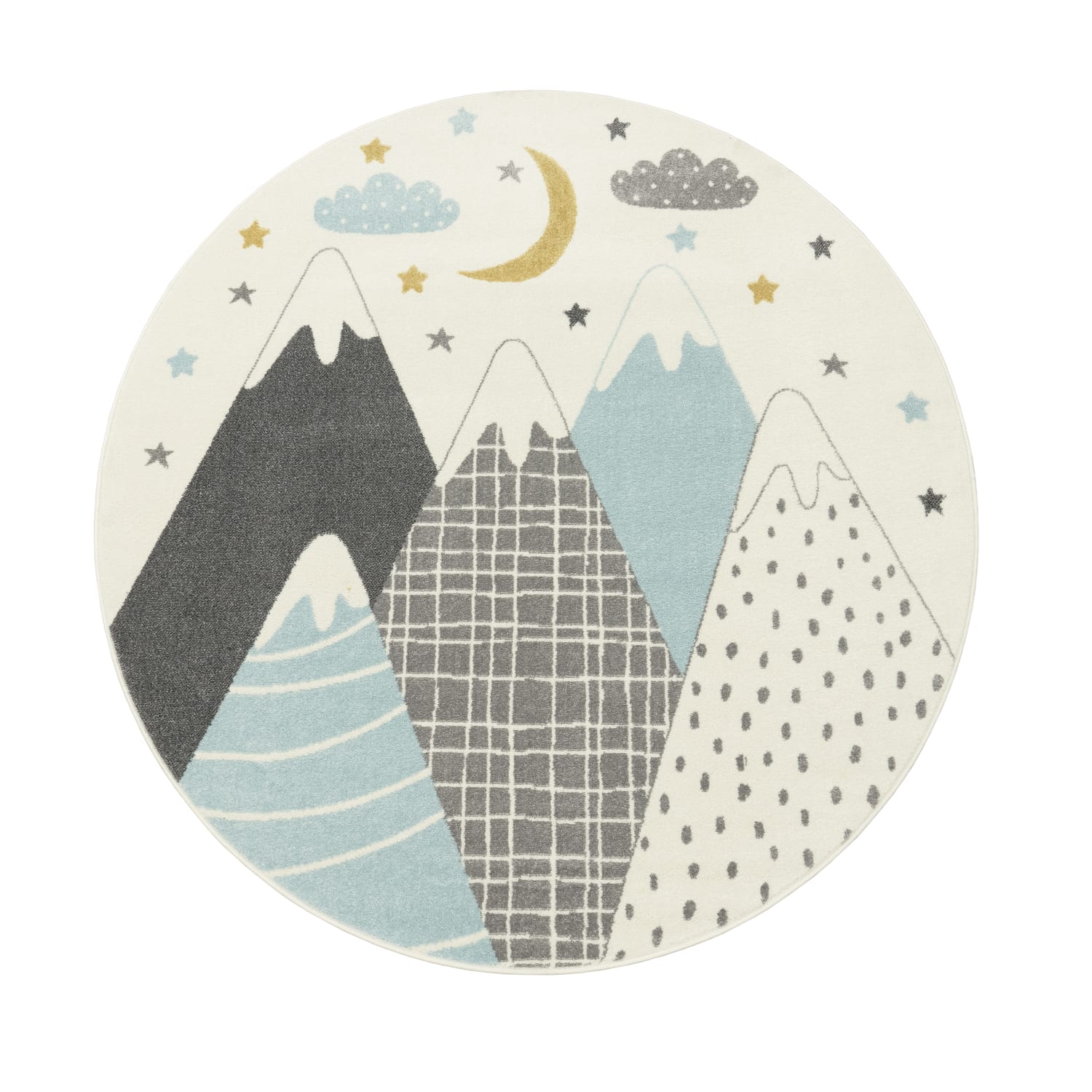 Kinder-Teppich Nino Blau