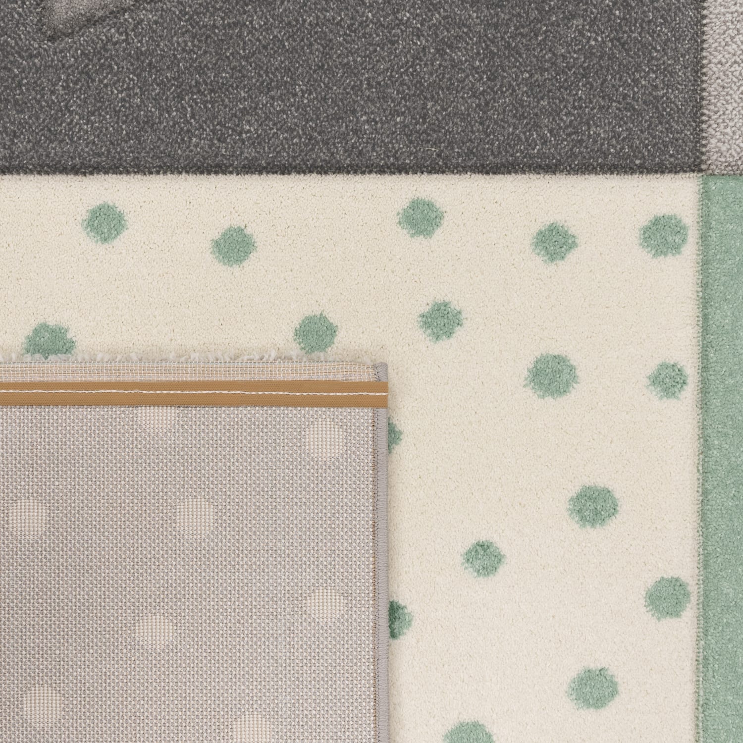 Kinder-Teppich Cosmo Grün