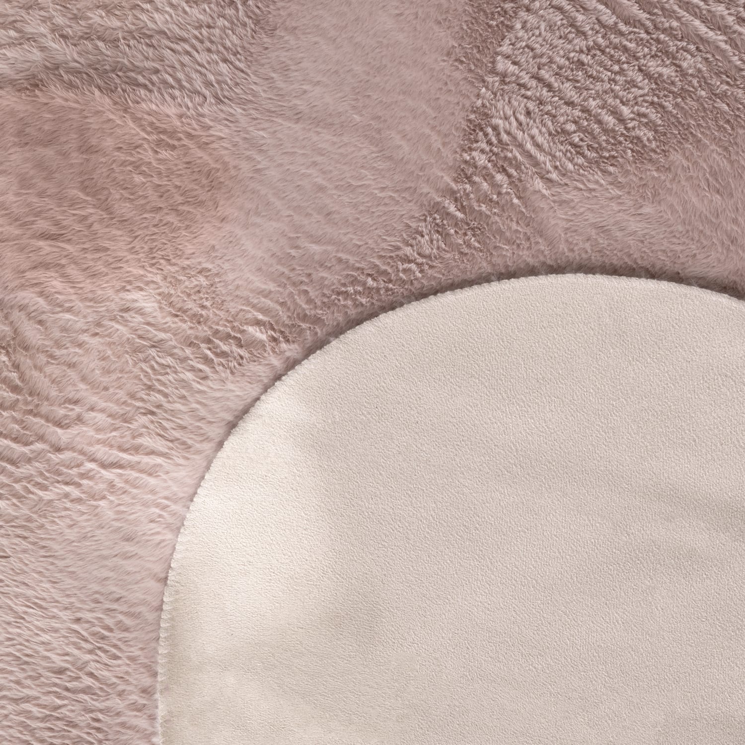 Fell-Teppich Pelt Rosa