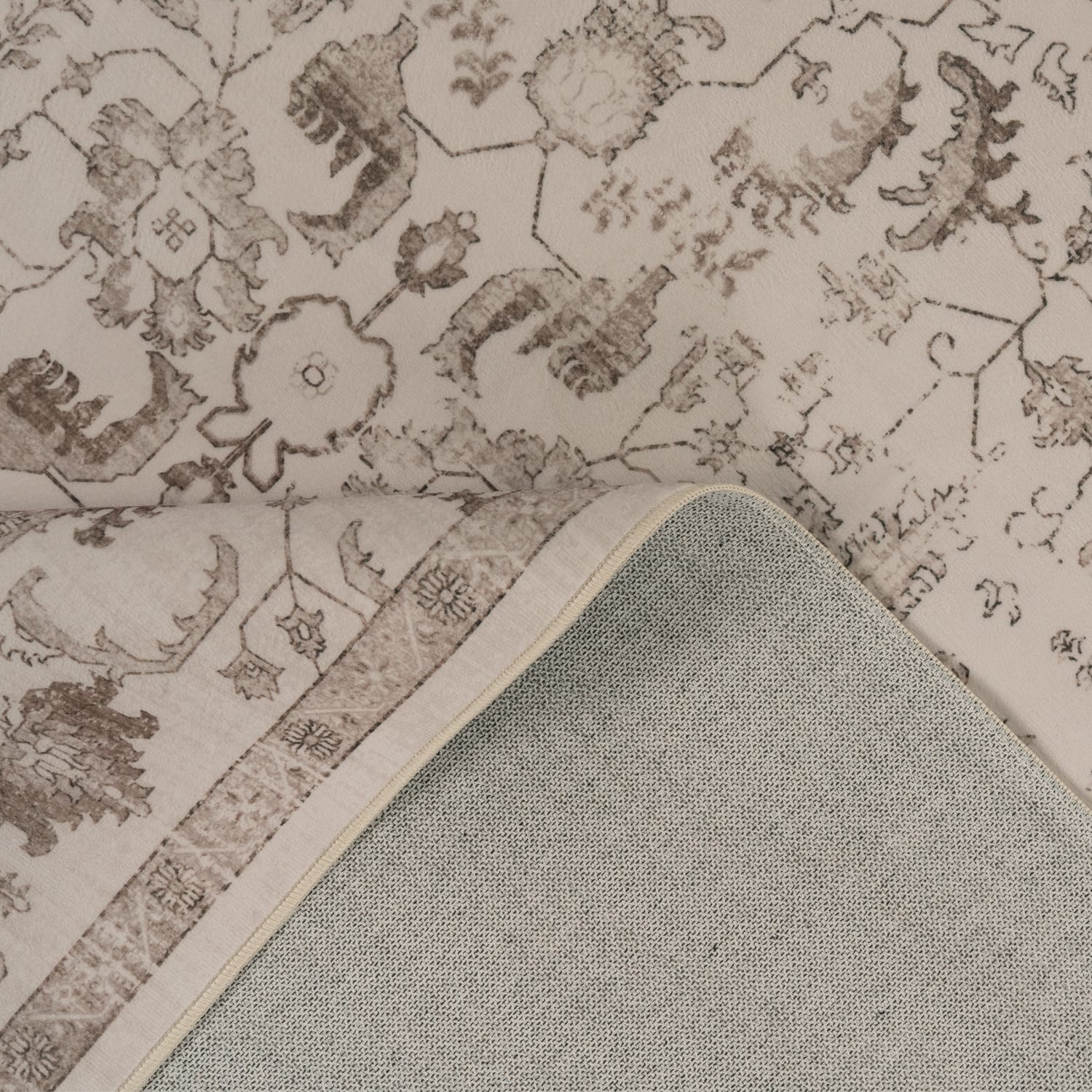 Teppich waschbar Semer Beige