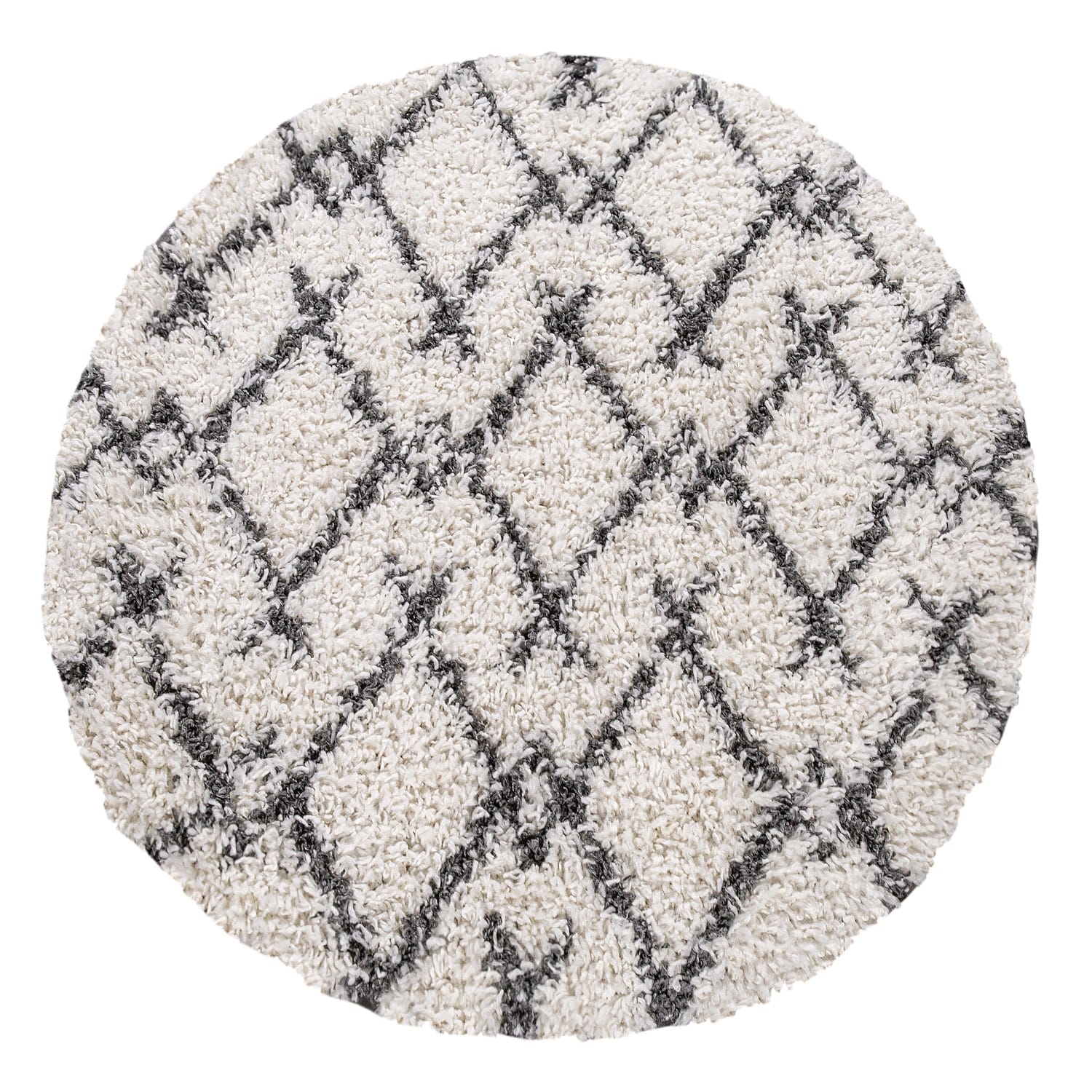 Shaggyteppich Kalmar Creme-Anthrazit