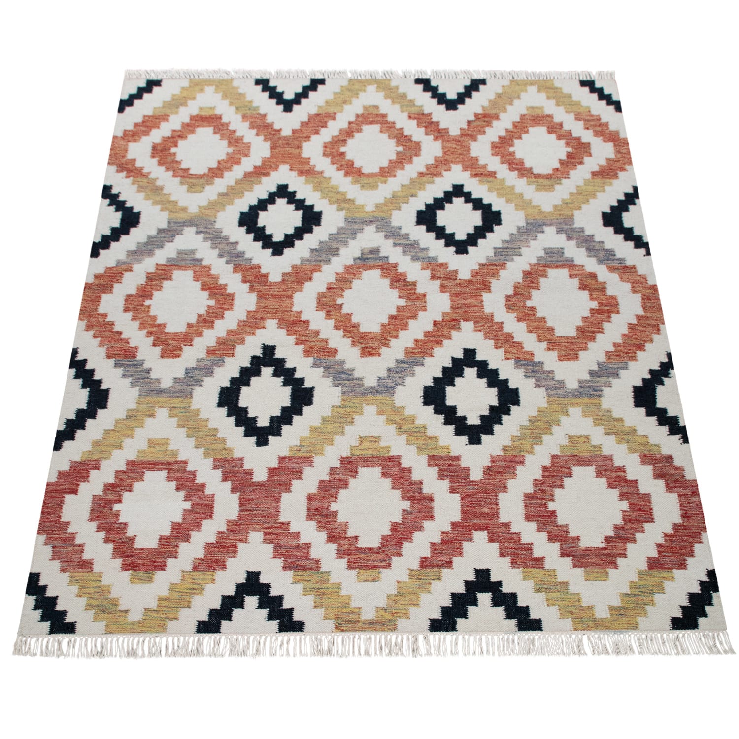 Wollteppich Kenitra Mehrfarbig