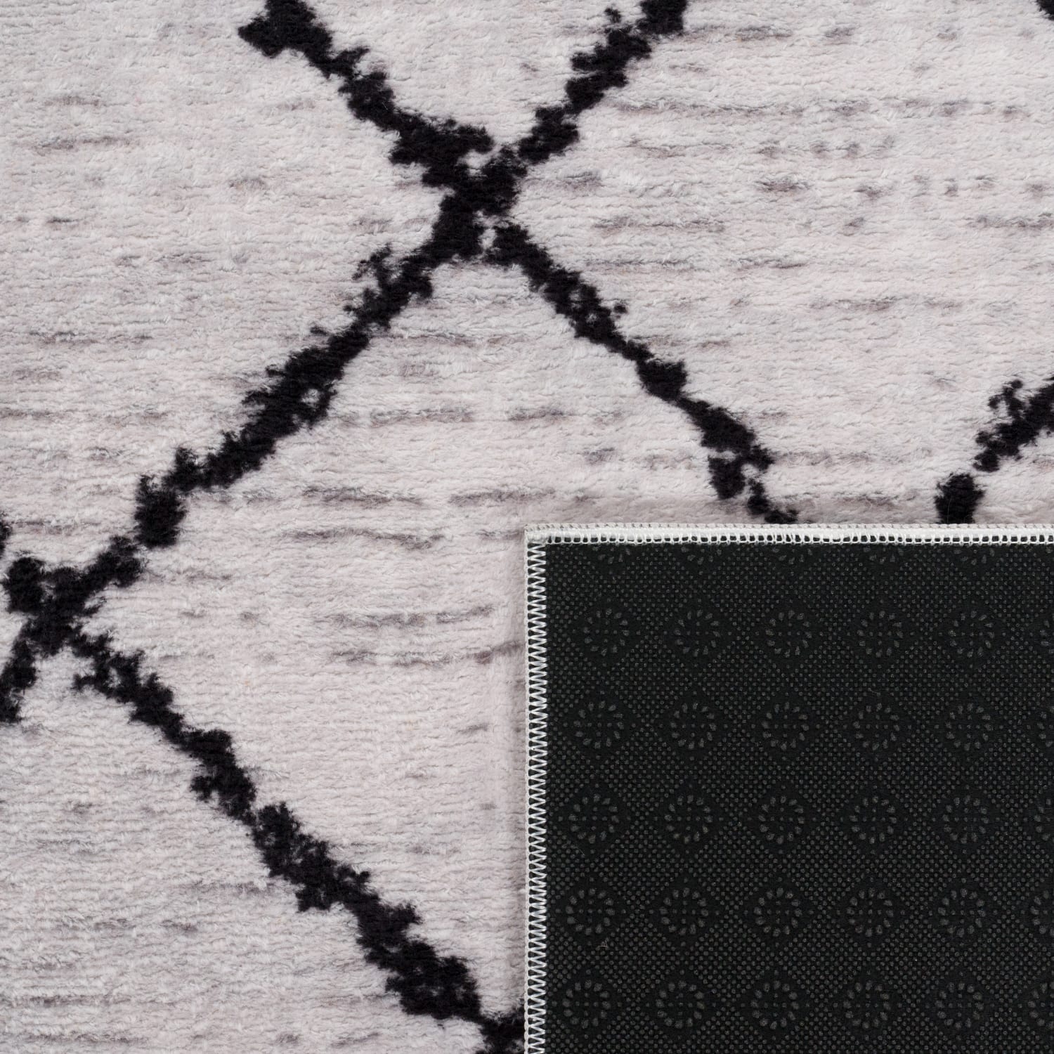 Moderner-Teppich Malaga Grau