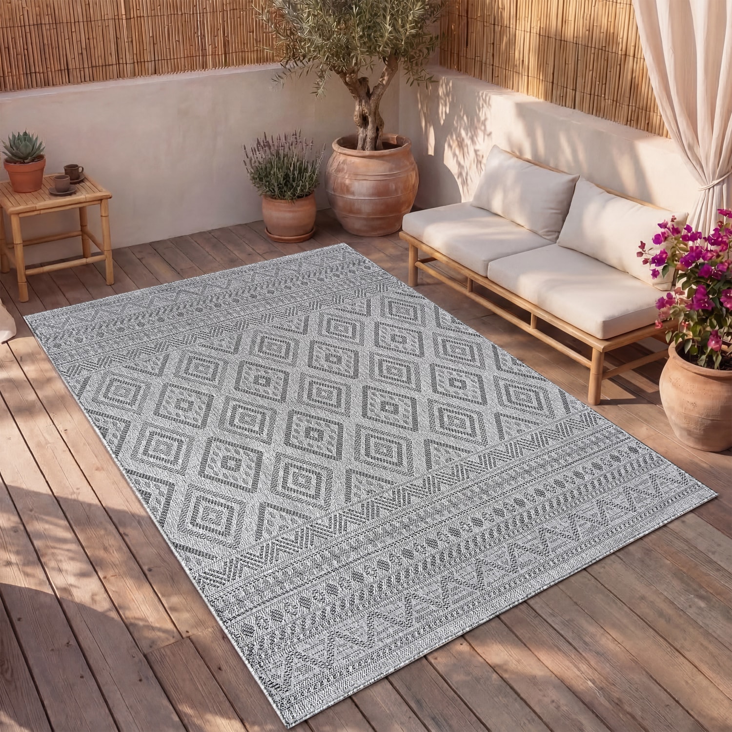 In- & Outdoor-Teppich Vermont Anthrazit