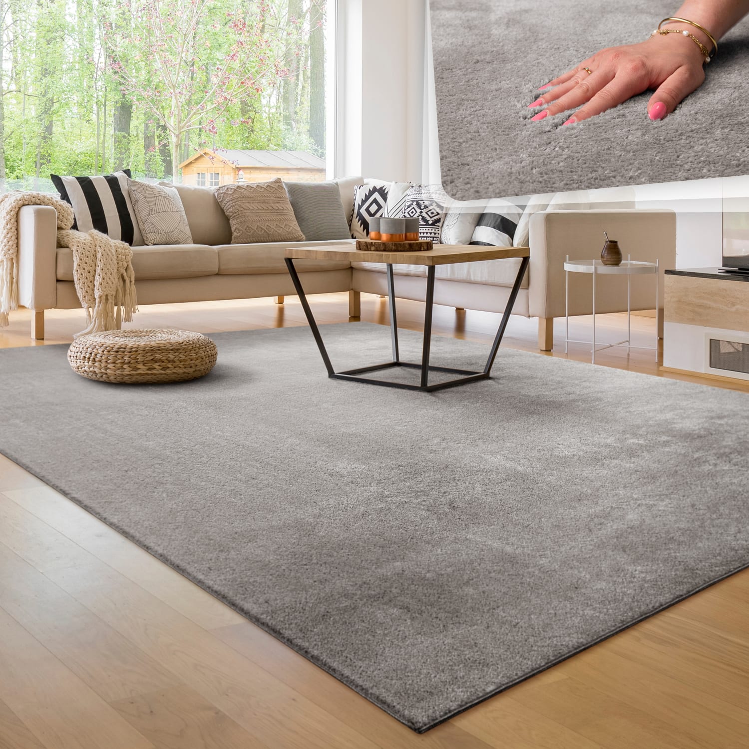 Teppich Cadiz Grau
